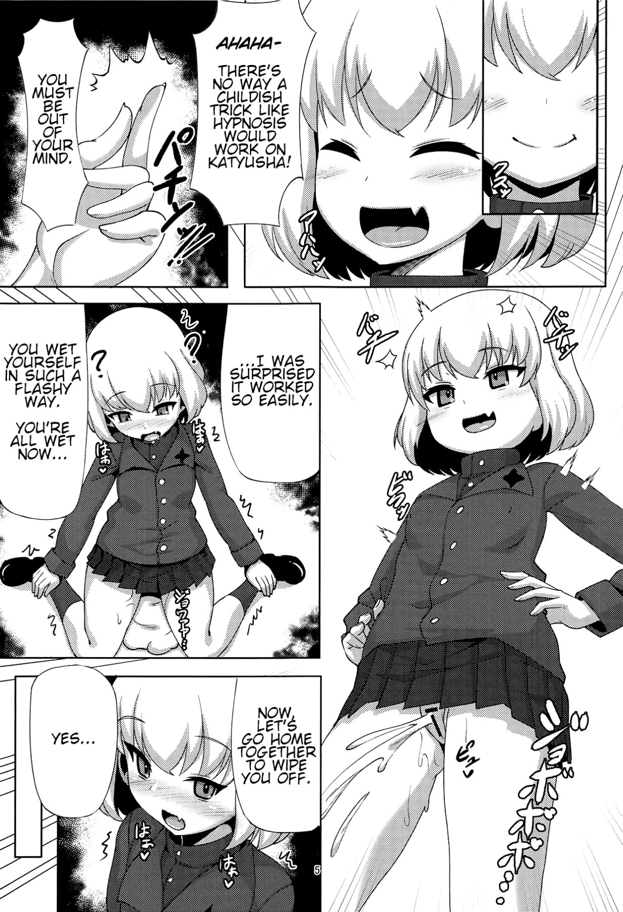 Hentai Manga Comic-A Book about Flirting with Katyusha-Read-4